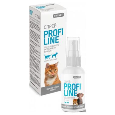 Спрей для тварин ProVET Profiline інсектоакарицид для котів та собак 30 мл (4823082430864) фото №3