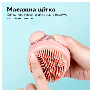 Щетка силконовая массажная Semi для мытья животных с дозатором Cleaning Device Green фото №4