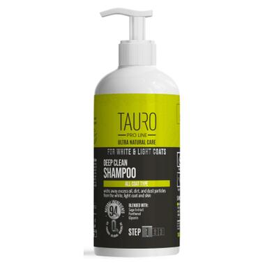 Шампунь для тварин Tauro Pro Line Ultra Natural Care для білого, світлого забарвлення 1000 мл (TPL63616) фото №1