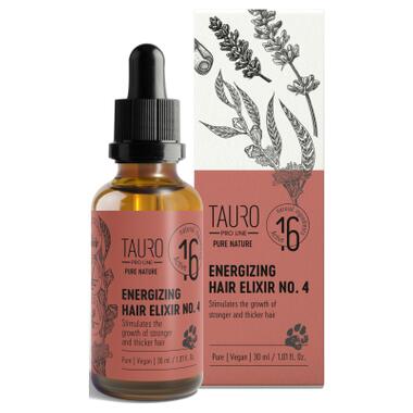 Ефірне масло для тварин Tauro Pro Line Energizing Hair Elixir № 4 для стимуляції росту шерсті 30 мл (TPL47411) фото №2