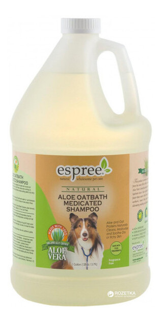 Шампунь Espree Aloe Oatbath Medicated Shampoo для собак 3.79 л (e00127) фото №1