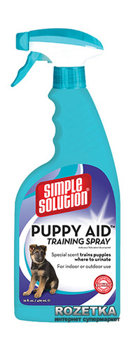 Спрей для привчання цуценят до туалету Simple Solution Puppy Aid Training Spray 480 мл (ss13200) фото №3