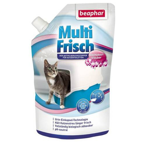Уничтожитель запаха для кошачьих туалетов Beaphar Odour killer с запахом орхидеи 400 г (8711231132867) 13286 фото №1