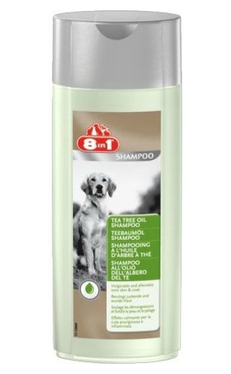 Шампунь для собак 8 in 1 Shampoo с маслом чайного дерева 250 мл фото №1