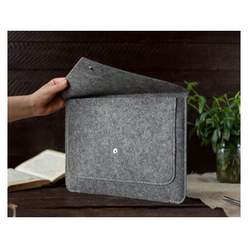 Чохол для ноутбука Gmakin для Macbook Pro 14 світло-сірий (GM07-14) фото №11