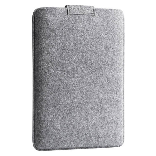 Чохол для ноутбука Gmakin для Macbook Pro 14 світло-сірий на застібці (GM55-14) фото №2
