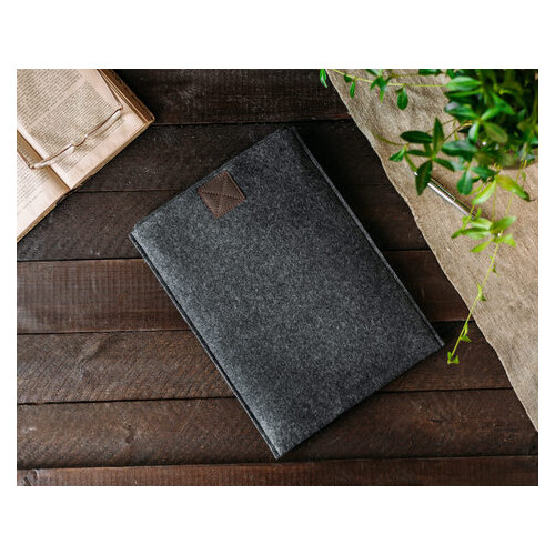 Чохол для ноутбука Gmakin для Macbook Pro 14 сірий вертикальний (GM17-14) фото №2