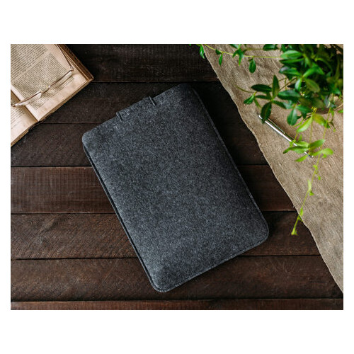 Чохол для ноутбука Gmakin для Macbook Pro 14 темно-сірий на застібці (GM56-14) фото №6