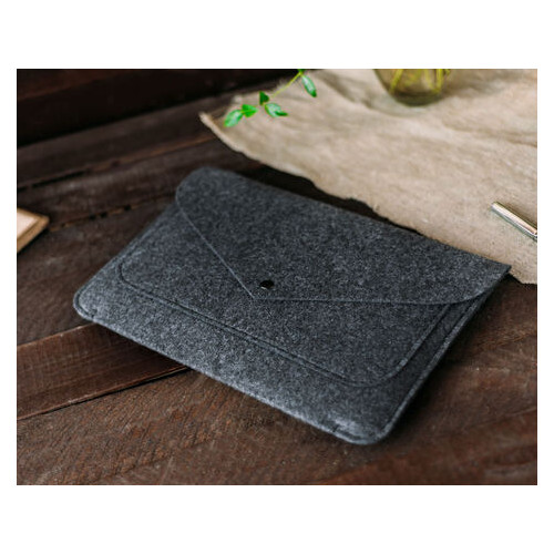 Чохол для ноутбука Gmakin для Macbook Pro 14 темно-сірий на кнопці (GM62-14) фото №9