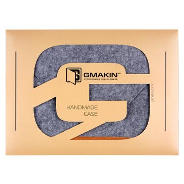 Чехол для ноутбука Gmakin 13 GM10 Grey/Brown для MacBook Pro 13 (GM10-13New) фото №12