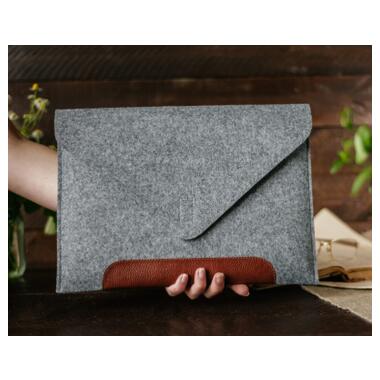 Чехол для ноутбука Gmakin 13 GM10 Grey/Brown для MacBook Pro 13 (GM10-13New) фото №11