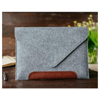 Чехол для ноутбука Gmakin 13 GM10 Grey/Brown для MacBook Pro 13 (GM10-13New) фото №5
