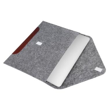 Чехол для ноутбука Gmakin 13 GM10 Grey/Brown для MacBook Pro 13 (GM10-13New) фото №4