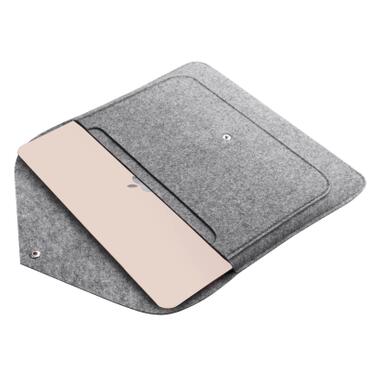 Чехол к ноутбуку Gmakin 13 GM07 Grey, для MacBook Pro 13 (GM07-13New) фото №3