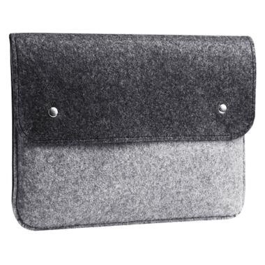 Чохол до ноутбука Gmakin 13 GM05 Black/Grey, для MacBook Pro 13 (GM05-13New) фото №1