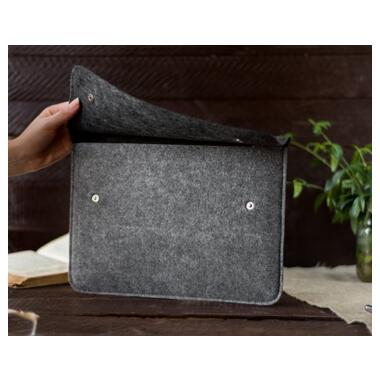 Чохол до ноутбука Gmakin 13 GM05 Black/Grey, для MacBook Pro 13 (GM05-13New) фото №12