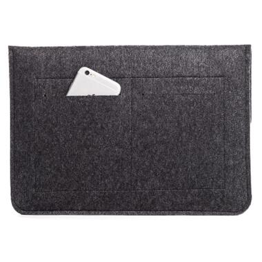Чохол до ноутбука Gmakin 13 GM05 Black/Grey, для MacBook Pro 13 (GM05-13New) фото №4
