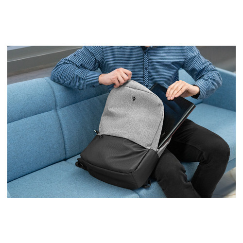 Рюкзак для ноутбука 2E DayPack 16, grey (2E-BPN6326GR) фото №13
