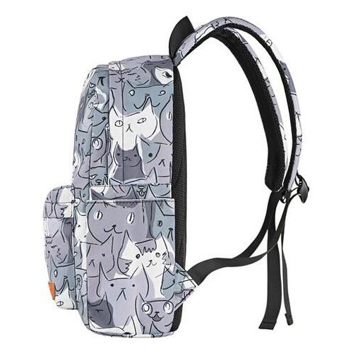 Рюкзак для ноутбука 2E TeensPack 13 Cats Grey (2E-BPT6114GC) фото №3