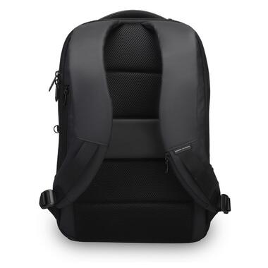 Рюкзак для ноутбука 15.6 Mark Ryden MR9068YY з дощовиком (Чорний) фото №3