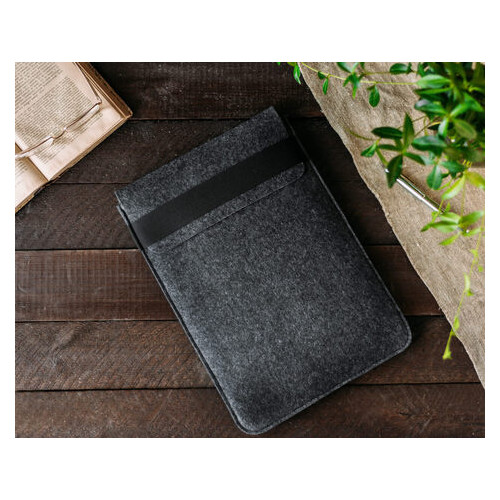 Чехол для ноутбука Gmakin для Macbook Air/Pro 13,3 Серый, Конверт, На резинке (GM71) фото №5