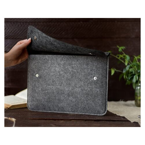 Чохол для ноутбука Gmakin для Macbook Pro 15 Black/Grey (GM05-15) фото №12