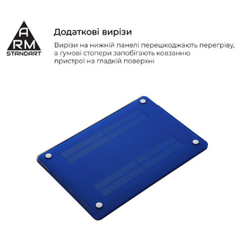Накладка ArmorStandart Matte Shell для MacBook Pro 16 (A2141) Dark Blue (ARM57232) фото №4