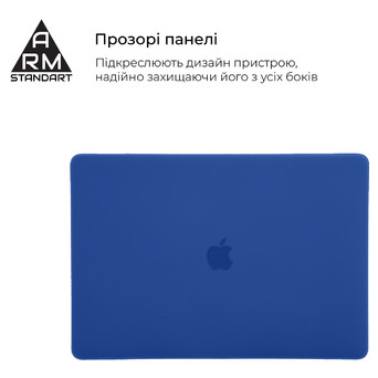Накладка ArmorStandart Matte Shell для MacBook Pro 16 (A2141) Dark Blue (ARM57232) фото №3