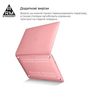 Чехол для ноутбука Armorstandart 13.3 MacBook Air 2018 (A2337/A1932/A2179) Pink Matte Shell (ARM68153) фото №4