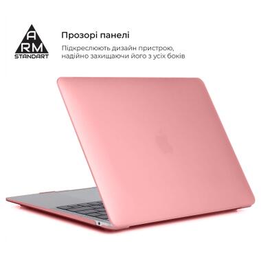 Чехол для ноутбука Armorstandart 13.3 MacBook Air 2018 (A2337/A1932/A2179) Pink Matte Shell (ARM68153) фото №3