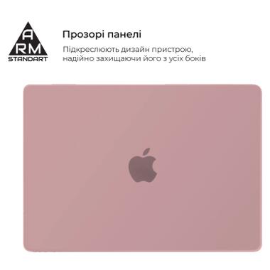 Чехол для ноутбука Armorstandart 13.6 MacBook Air M4/M3/M2 (A3240/A3113/A2681) Pink Matte Shell (ARM80471) фото №3