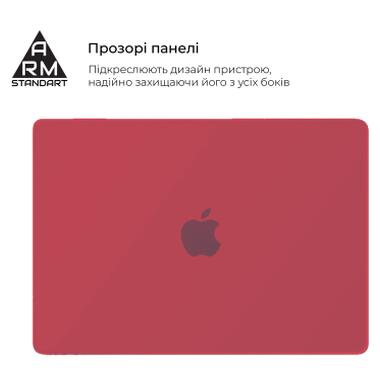 Чехол для ноутбука Armorstandart 15.3 MacBook Air M4/M3/M2 (A3241/A3114/A2941) Red Matte Shell (ARM89332) фото №3