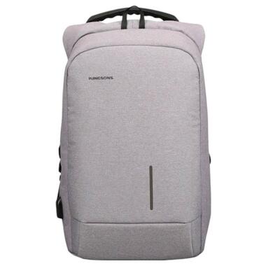 Рюкзак для ноутбука Kingsons 13.3 laptop backpack Light Grey (KS3149W-D13L) фото №1
