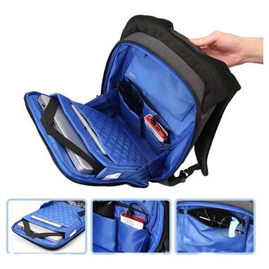 Рюкзак для ноутбука Kingsons 13.3 laptop backpack Light Grey (KS3149W-D13L) фото №7