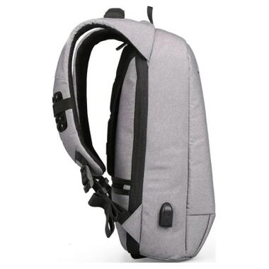 Рюкзак для ноутбука Kingsons 17 laptop backpack Light Grey (KS3149W-D17L) фото №2
