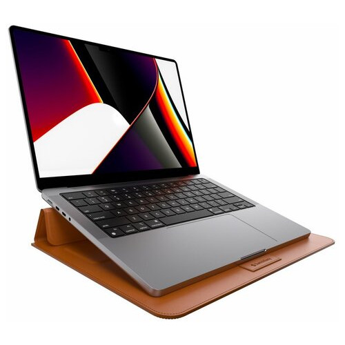 Чохол Switcheasy EasyStand для MacBook Pro 13/14 коричневий (GS-105-232-201-146) фото №2