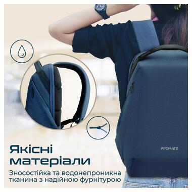 Рюкзак для ноутбука Promate EcoPack-BP Blue фото №5
