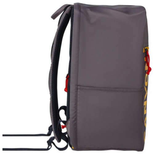 Наплічник для ноутбука Canyon 15.6 CSZ02 Cabin size backpack Gray (CNS-CSZ02GY01) фото №4