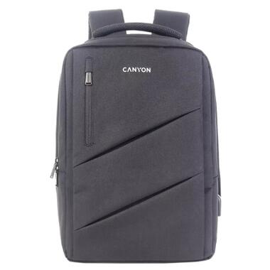 Рюкзак для ноутбука Canyon 15.6 BPE-5 Urban USB 12-18L Grey (CNS-BPE5GY1) фото №1