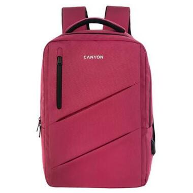 Рюкзак для ноутбуку Canyon 15.6 BPE-5 Urban USB 12-18L Red (CNS-BPE5BD1) фото №1