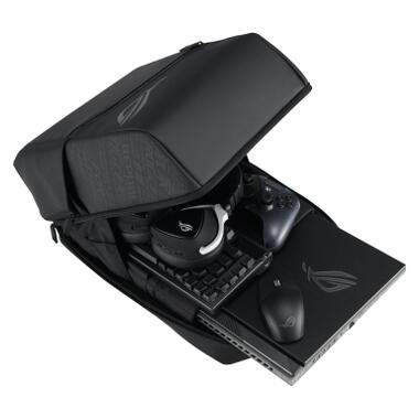 Рюкзак для ноутбука ASUS 16 ROG Ranger BP2501 16 Black (90XB0920-BBP000) фото №8
