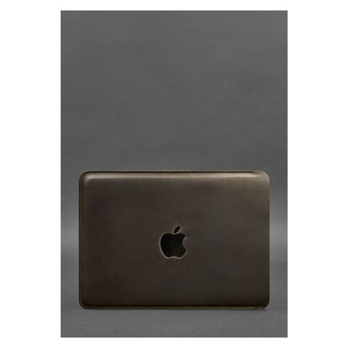 Шкіряний чохол для MacBook Air/Pro 13 Темно-коричневий BlankNote (BN-GC-7-o) фото №2