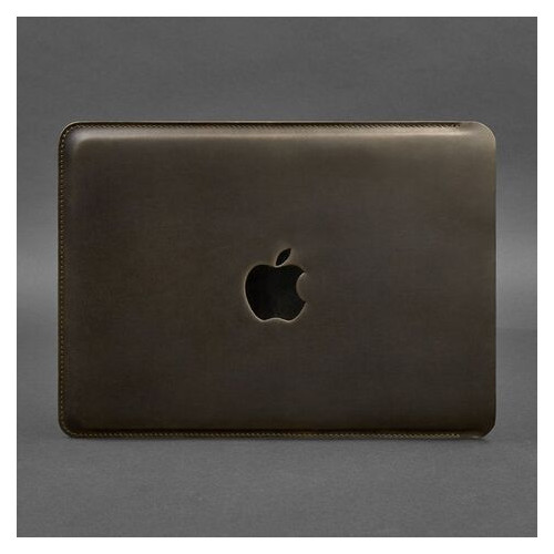 Шкіряний чохол для MacBook Air/Pro 13 Темно-коричневий BlankNote (BN-GC-7-o) фото №5