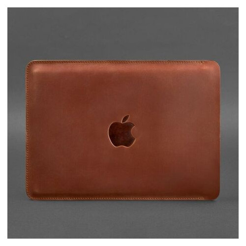 Шкіряний чохол для MacBook Pro 15-16 Світло-коричневий BlankNote (BN-GC-8-k-kr) фото №3