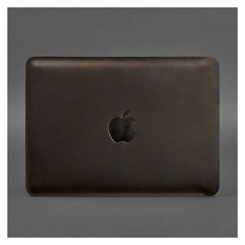 Шкіряний чохол для MacBook Pro 15-16 Темно-коричневий BlankNote (BN-GC-8-o) фото №3