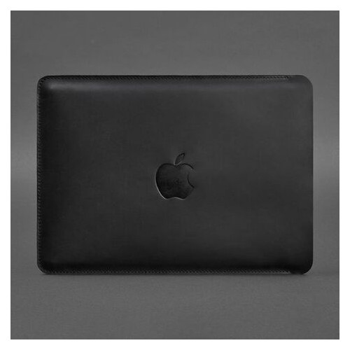 Шкіряний чохол для MacBook Pro 15-16 Чорний BlankNote (BN-GC-8-g-kr) фото №3