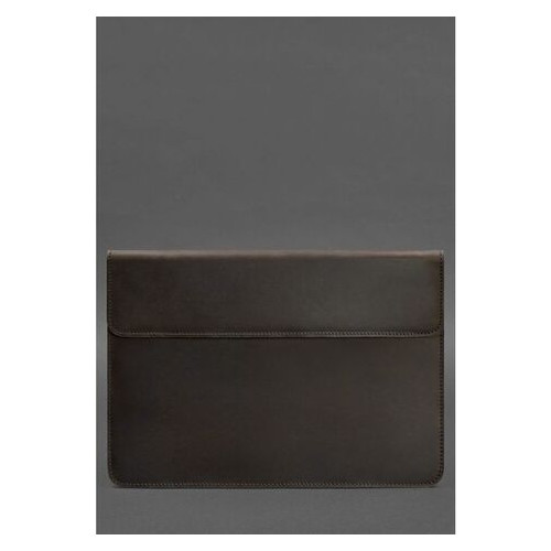Шкіряний чохол-конверт на магнітах для MacBook Pro 15-16 Темно-коричневий BlankNote (BN-GC-12-o) фото №1