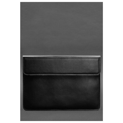 Шкіряний чохол-конверт на магнітах для MacBook Pro 15-16 Чорний BlankNote (BN-GC-12-g) фото №1
