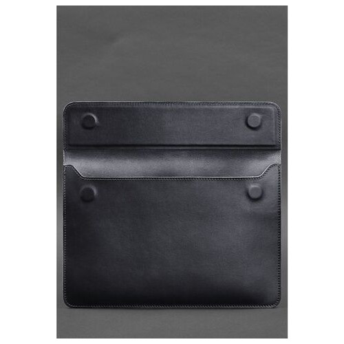 Шкіряний чохол-конверт на магнітах для MacBook Pro 15-16 Темно-синій BlankNote (BN-GC-12-navy-blue) фото №3