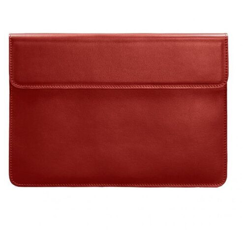 Шкіряний чохол-конверт на магнітах для MacBook 14 Червоний BlankNote (BN-GC-22-red) фото №5